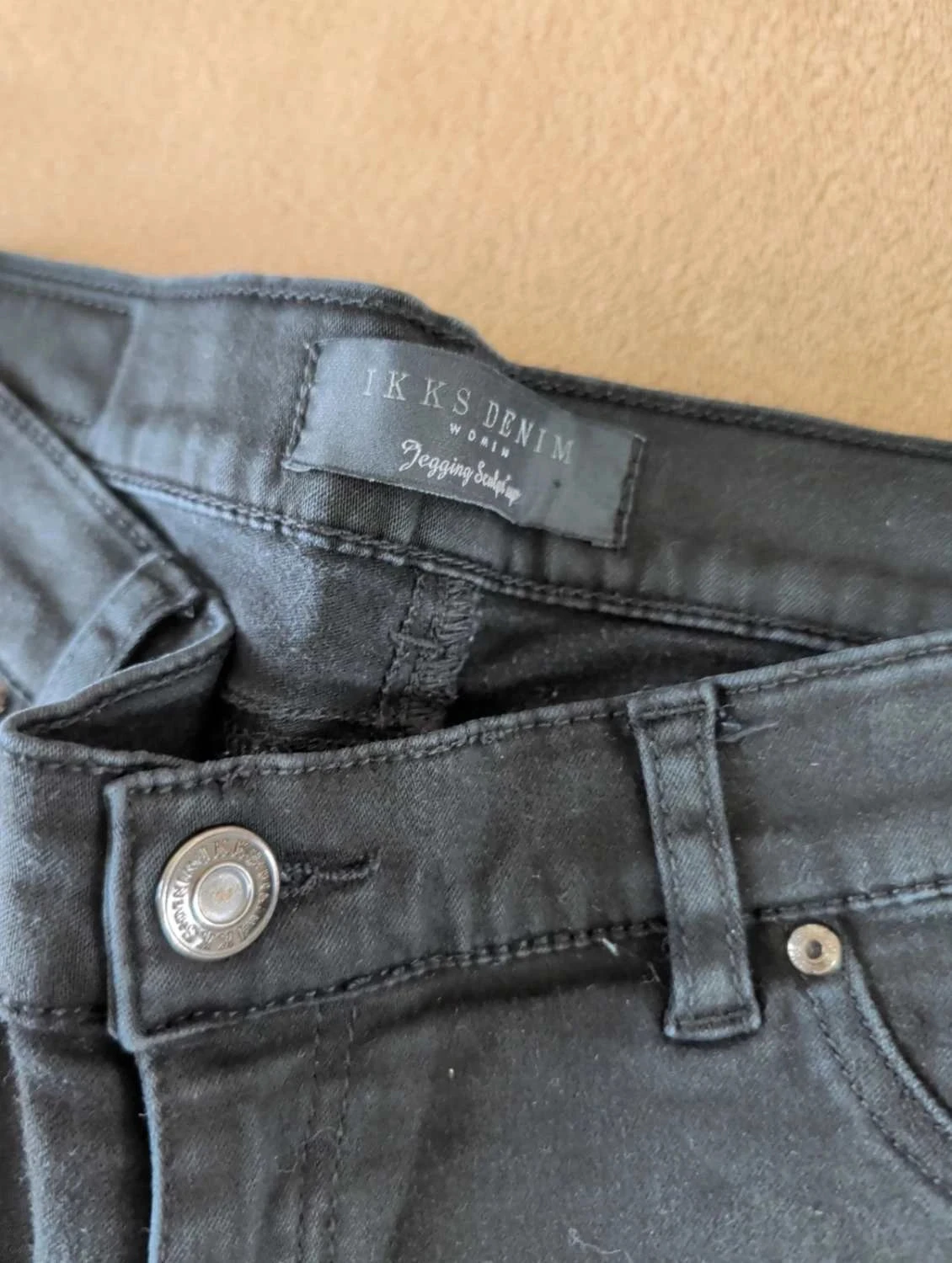 C106 IKKS Black Jegging Size 34 – photo 6